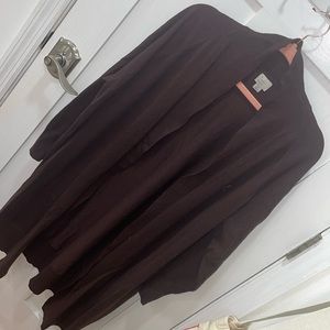 Brown cardigan